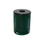 View UltraCoat Metal Receptacle, 55 Gallon